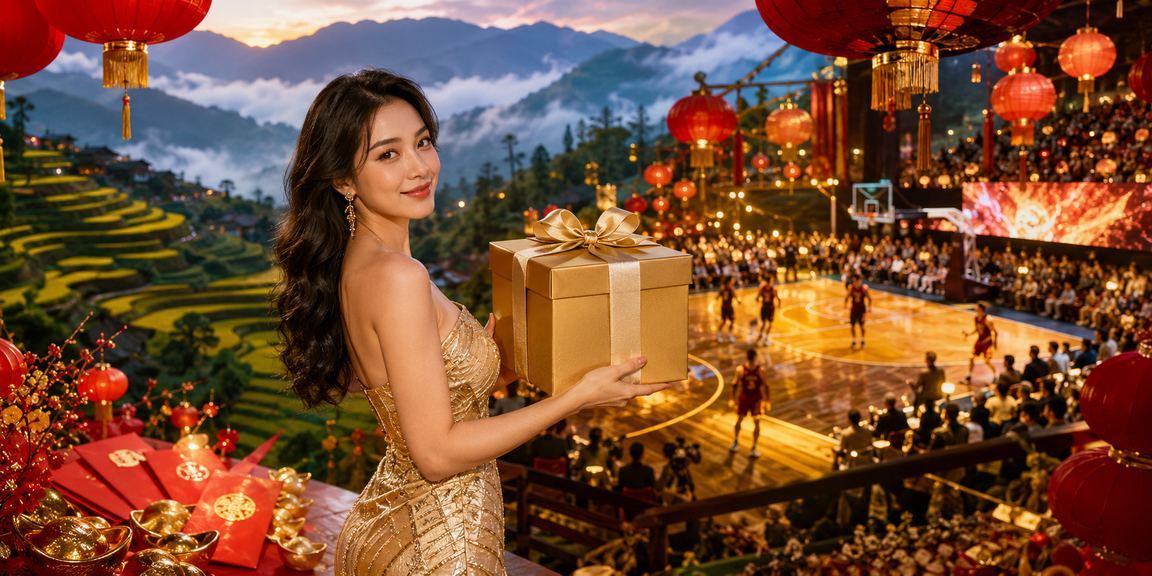 Người dùng tại Sa Pa theo dõi kèo bóng rổ và sự kiện jackpot dưới ánh đèn lồng truyền thống