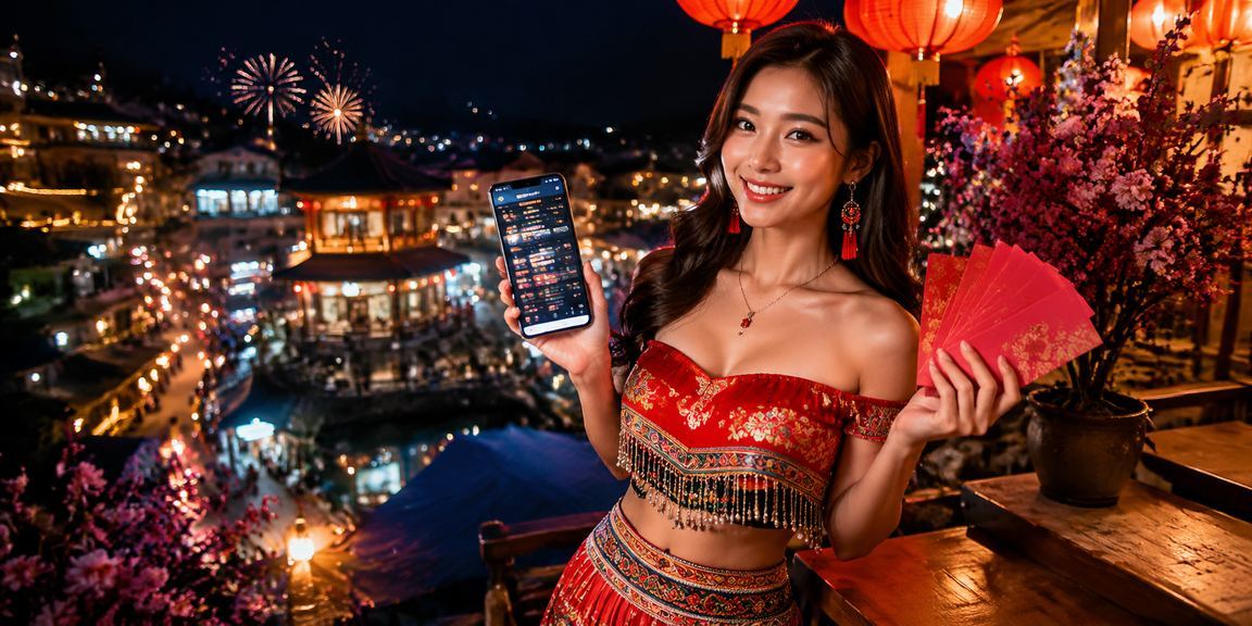 Phong bì đỏ mừng thưởng lớn với đèn lồng rực rỡ tại Sa Pa